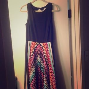 Eliza J long Flowy dress. Maxi dress.